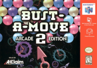 Bust-A-Move 2 PAL Nintendo 64 PAL box art